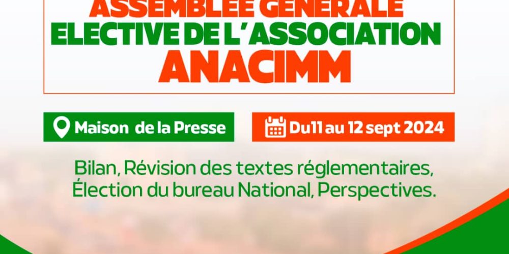 Assemblée Générale élective ANACIMM-NIGER