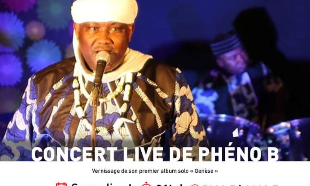 Grand concert live Genèse de Phéno B 29 Avril CCFN de Niamey