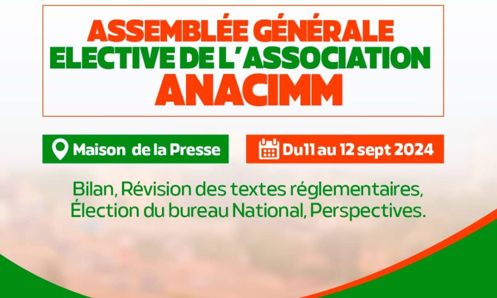 Assemblée Générale élective ANACIMM-NIGER